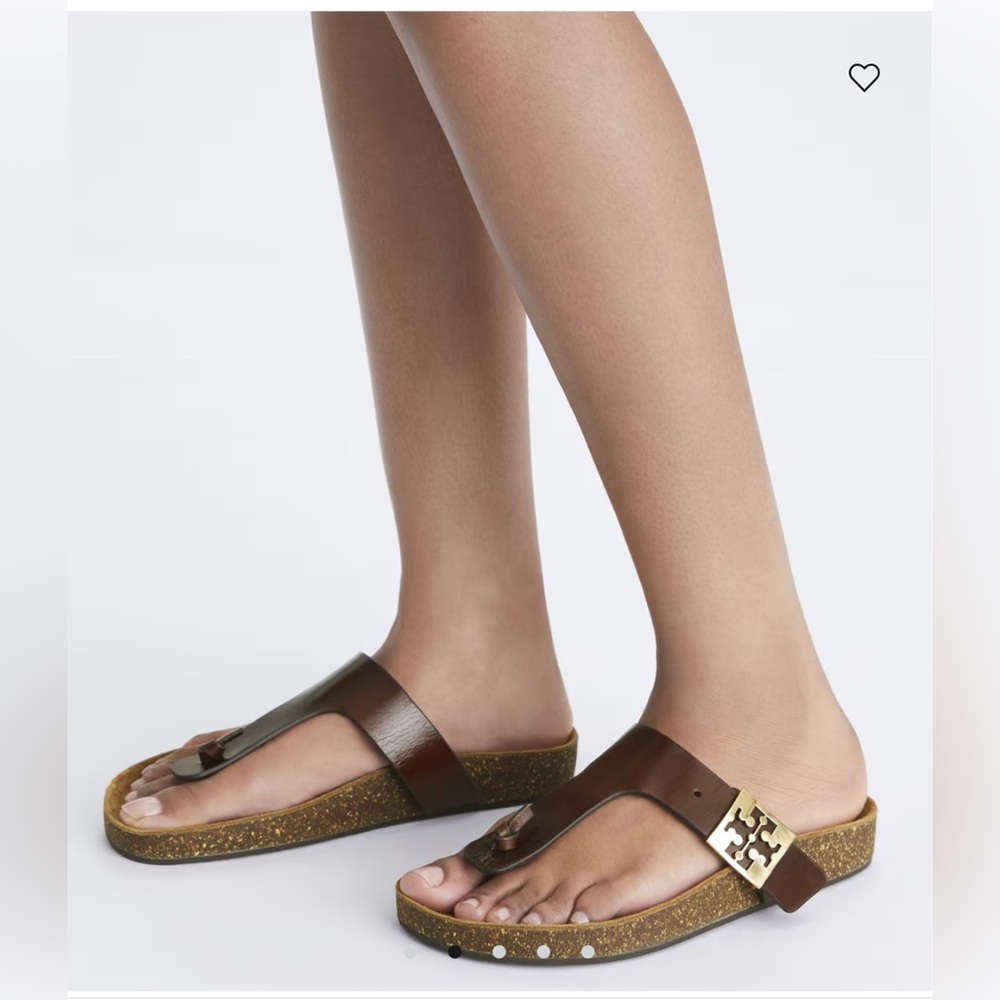 Tory Burch Mellow T-strap sandals flip flops sz 7 brand new